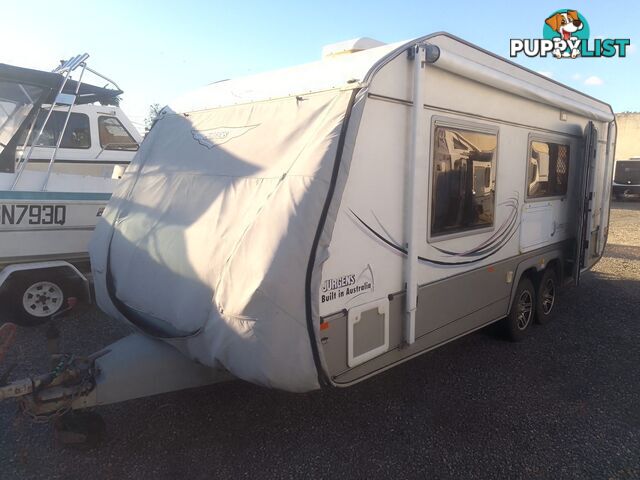USED 2011 JURGENS LUNAGAZER JT405 SEMI OFF ROAD DUAL AXLE CARAVAN