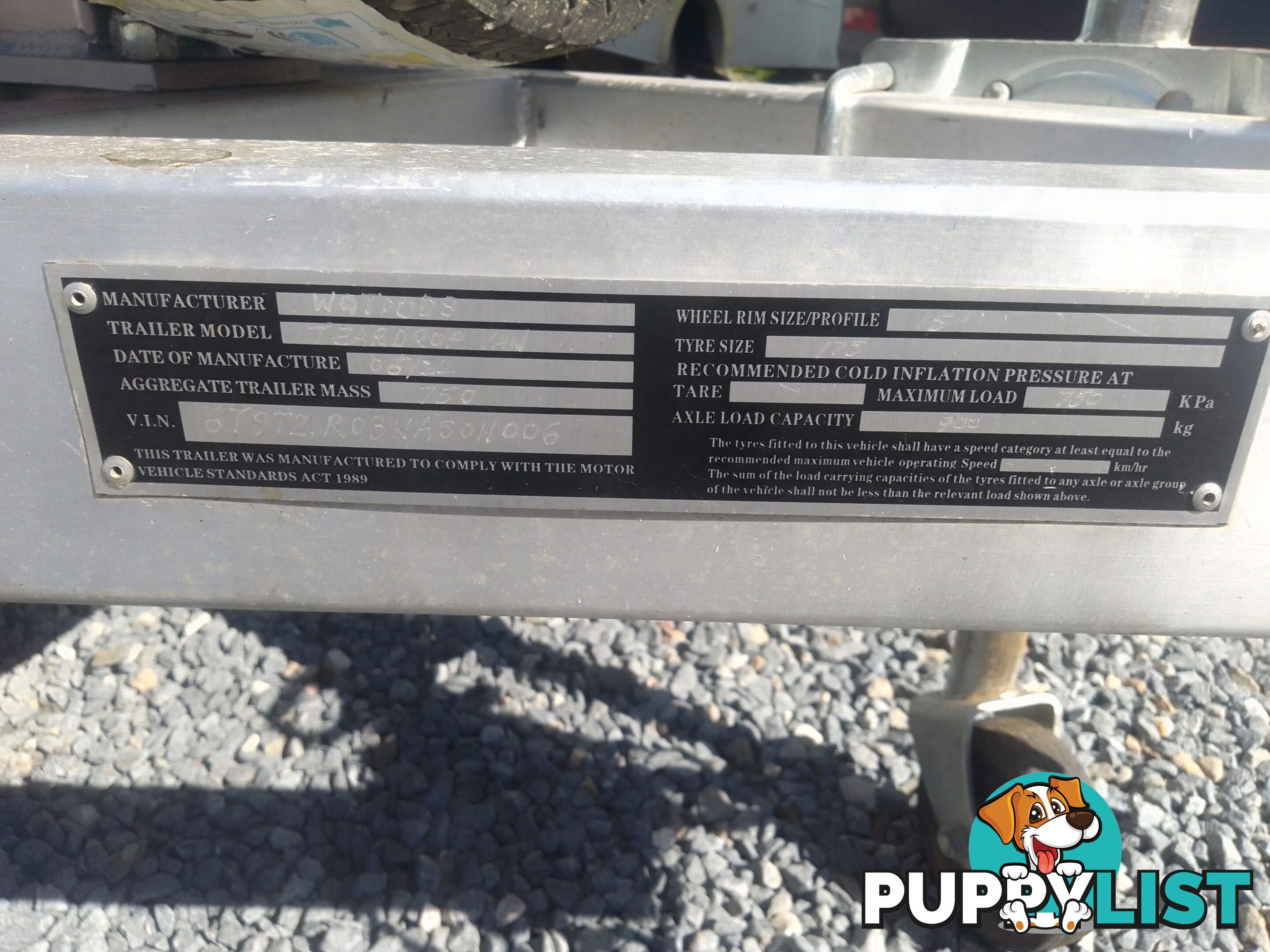 USED 2022 WOTAPOD CAMPER TRAILER