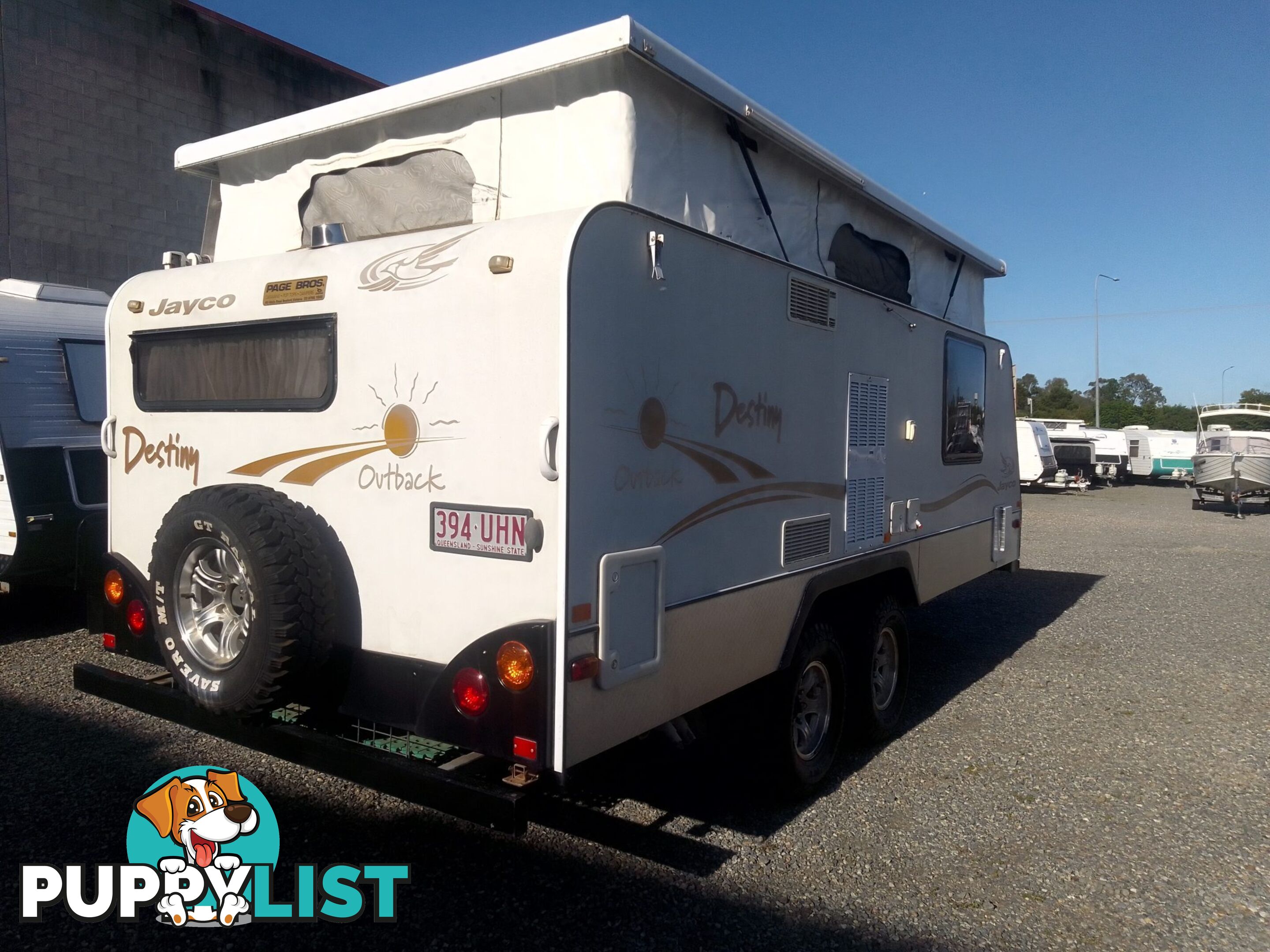 USED 2007 17.5 FT JAYCO DESTINY OUTBACK OFFROAD POP TOP