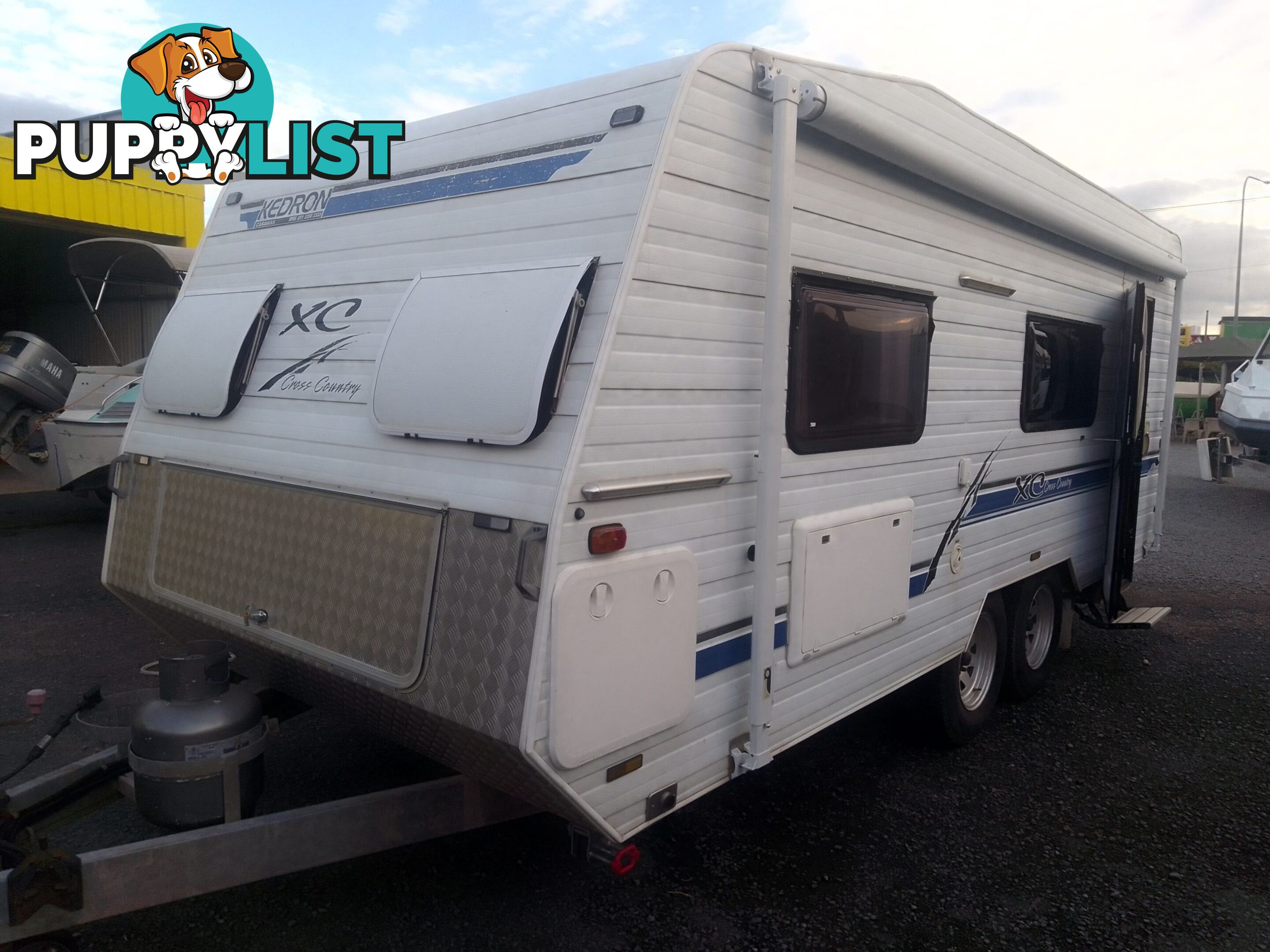 USED 2002 KEDRON XC CROSS COUNTRY 19' DUAL AXLE OFF ROAD CARAVAN