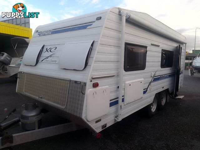 USED 2002 KEDRON XC CROSS COUNTRY 19' DUAL AXLE OFF ROAD CARAVAN
