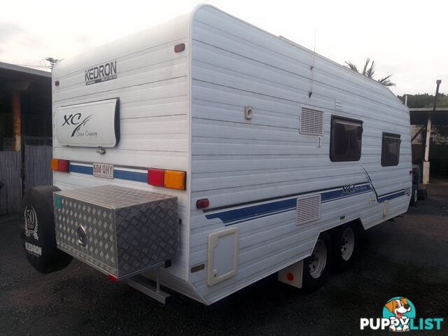 USED 2002 KEDRON XC CROSS COUNTRY 19' DUAL AXLE OFF ROAD CARAVAN