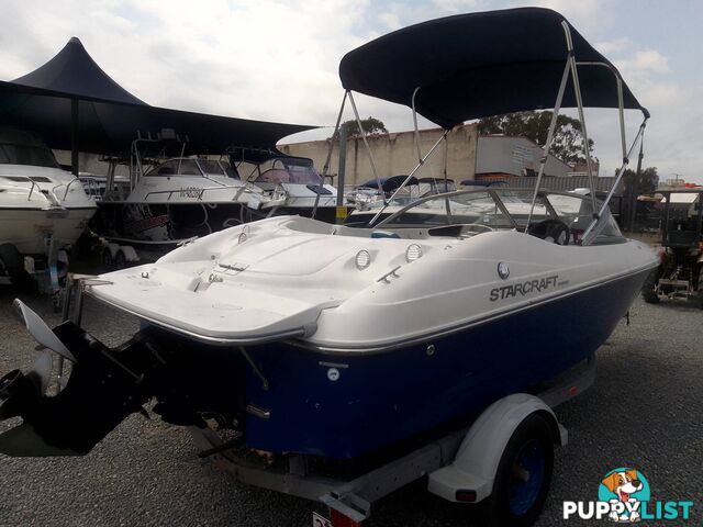 STARCRAFT BOWRIDER 2008 17FT- 130HP MERCRUISER 3.0L STERNDRIVE AND TRAILER