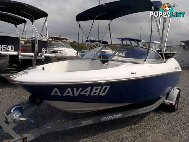 STARCRAFT BOWRIDER 2008 17FT- 130HP MERCRUISER 3.0L STERNDRIVE AND TRAILER