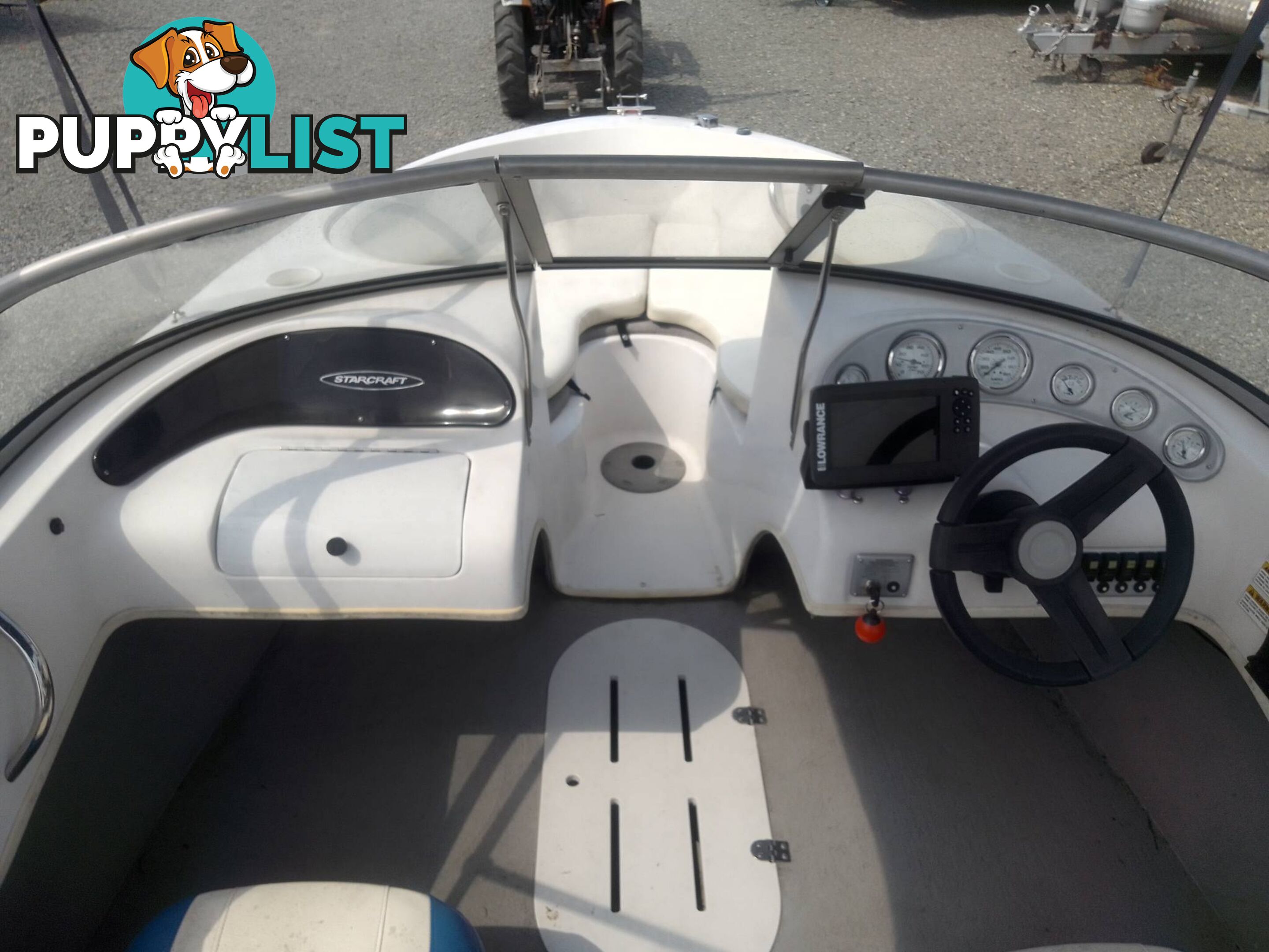 STARCRAFT BOWRIDER 2008 17FT- 130HP MERCRUISER 3.0L STERNDRIVE AND TRAILER