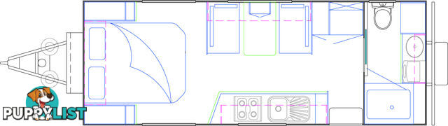 NEW DESIGN CARAVANS 21FT RD VOYAGE XL OFF-ROAD CARAVAN