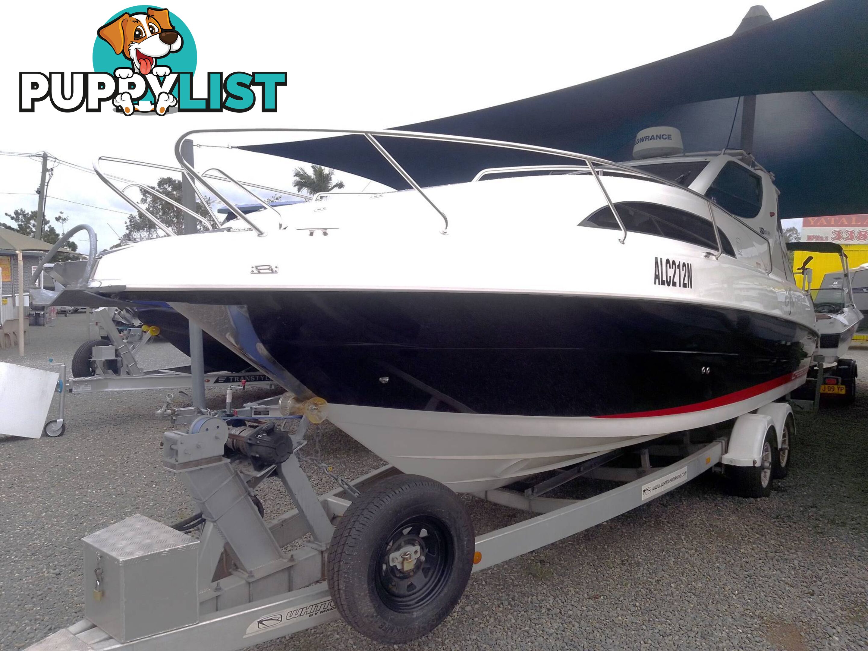 WHITTLEY CR2800 30FT CABIN CRUISER -VOLVO PENTA 5.7LITRE STERNDRIVE 300HP AND TRAILER