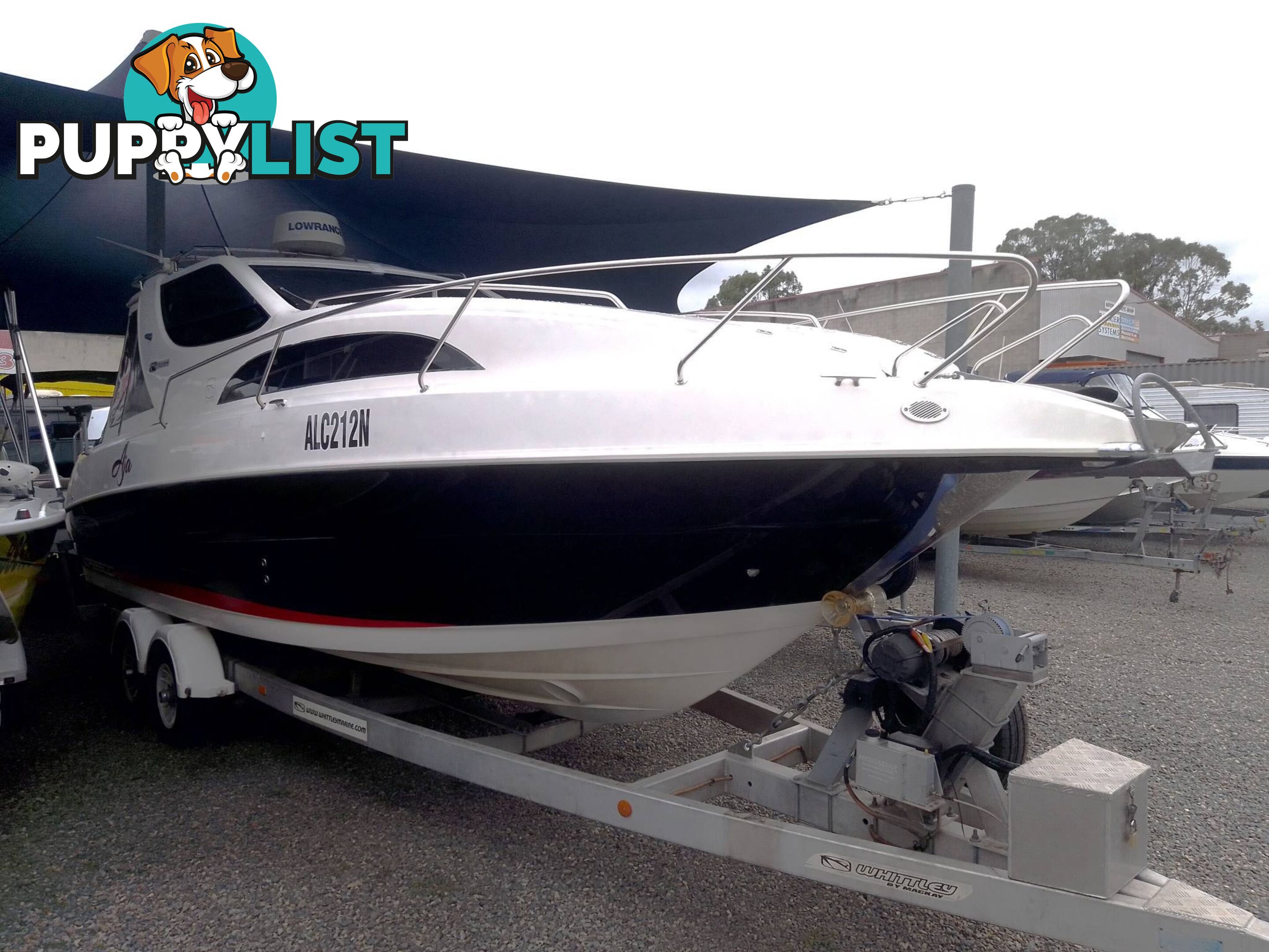 WHITTLEY CR2800 30FT CABIN CRUISER -VOLVO PENTA 5.7LITRE STERNDRIVE 300HP AND TRAILER