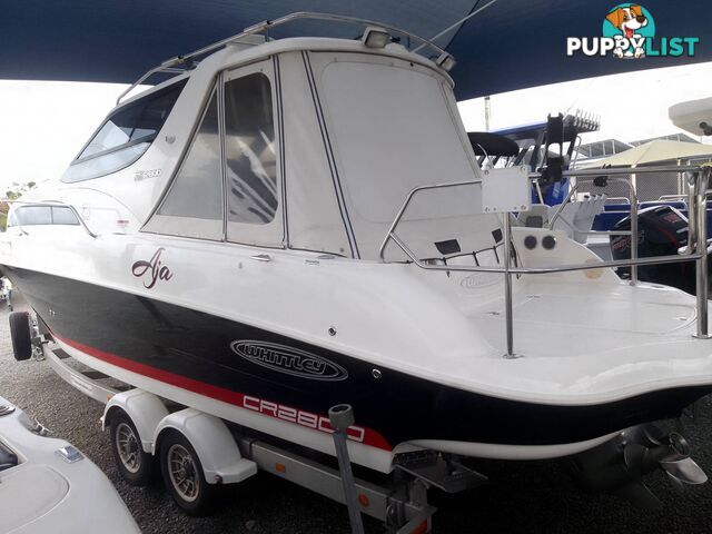 WHITTLEY CR2800 30FT CABIN CRUISER -VOLVO PENTA 5.7LITRE STERNDRIVE 300HP AND TRAILER