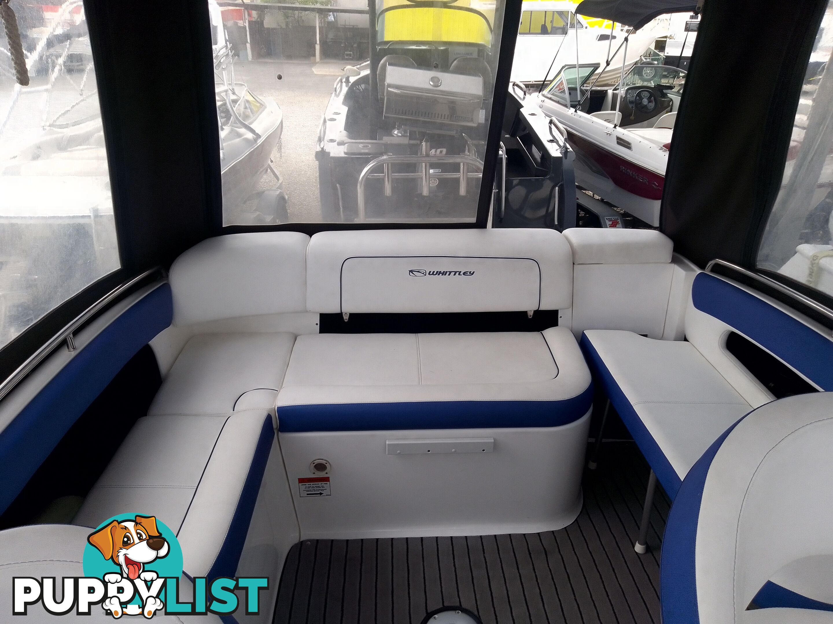 WHITTLEY 2380CR FULL CABIN CRUISER-VOLVO PENTA STERNDRIVE V6 200HP (17Hours) AND TRAILER