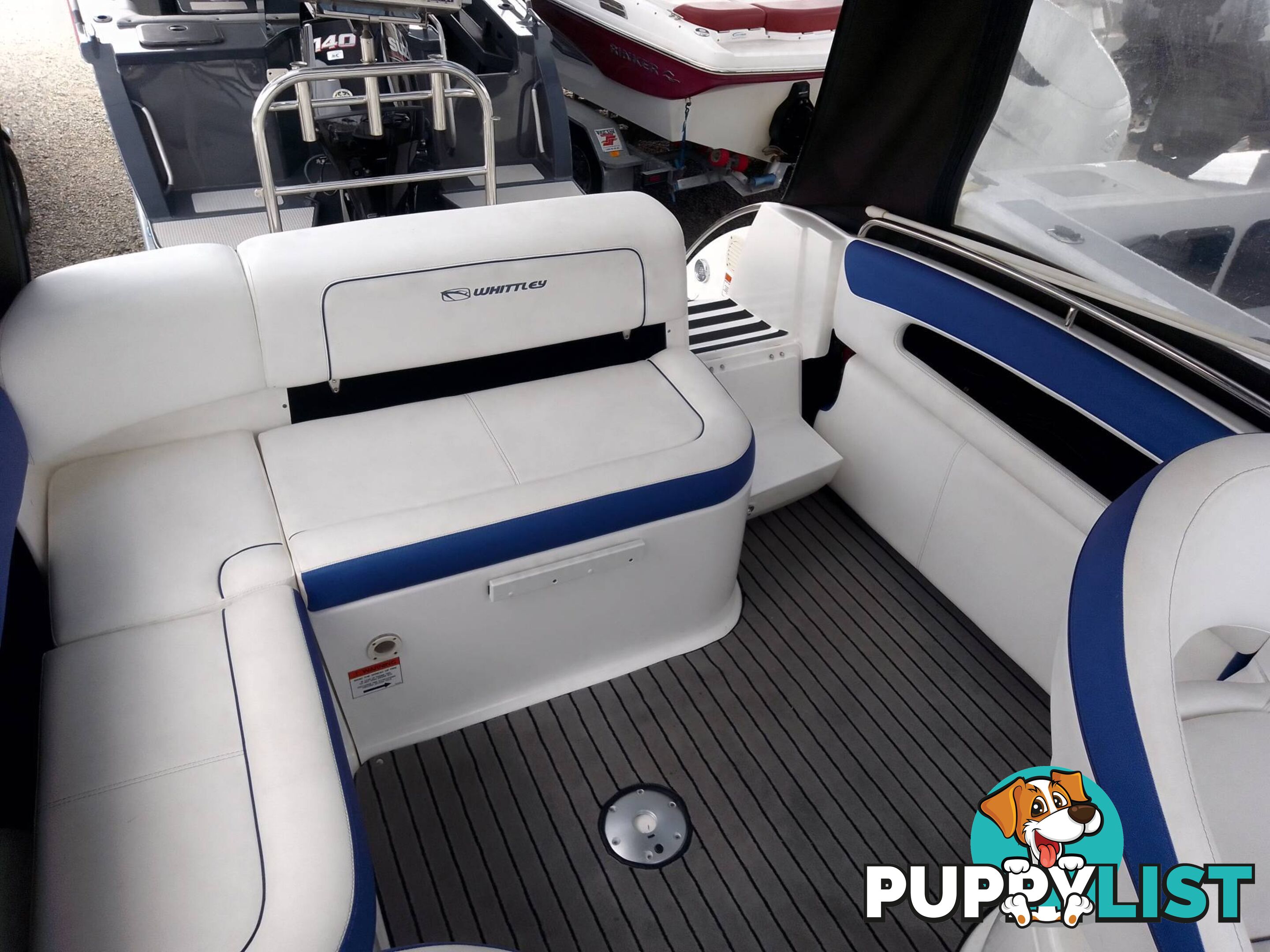 WHITTLEY 2380CR FULL CABIN CRUISER-VOLVO PENTA STERNDRIVE V6 200HP (17Hours) AND TRAILER