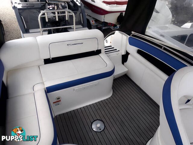 WHITTLEY 2380CR FULL CABIN CRUISER-VOLVO PENTA STERNDRIVE V6 200HP (17Hours) AND TRAILER