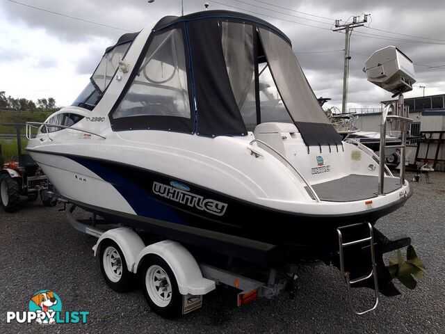 WHITTLEY 2380CR FULL CABIN CRUISER-VOLVO PENTA STERNDRIVE V6 200HP (17Hours) AND TRAILER