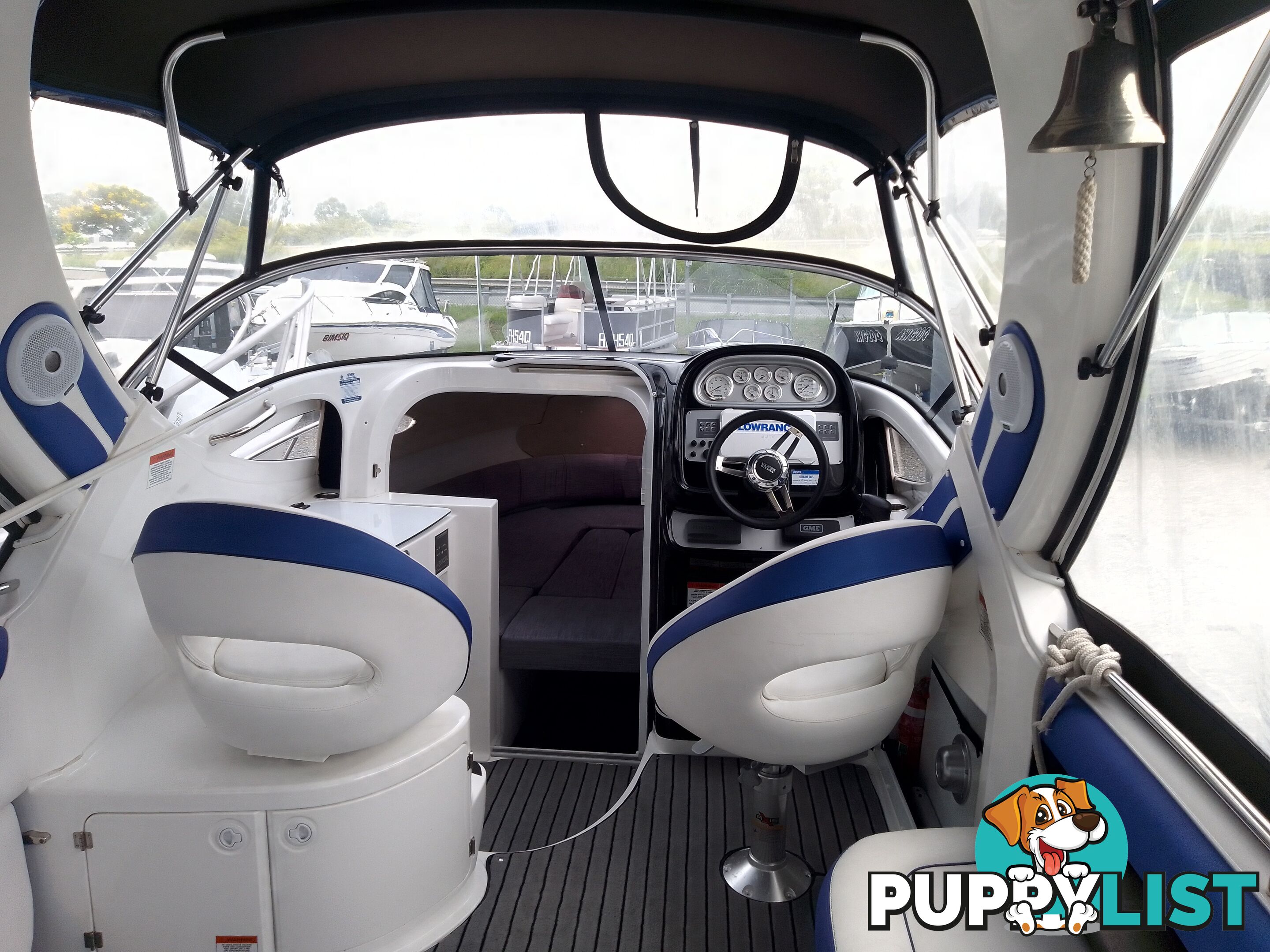 WHITTLEY 2380CR FULL CABIN CRUISER-VOLVO PENTA STERNDRIVE V6 200HP (17Hours) AND TRAILER