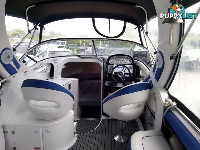 WHITTLEY 2380CR FULL CABIN CRUISER-VOLVO PENTA STERNDRIVE V6 200HP (17Hours) AND TRAILER