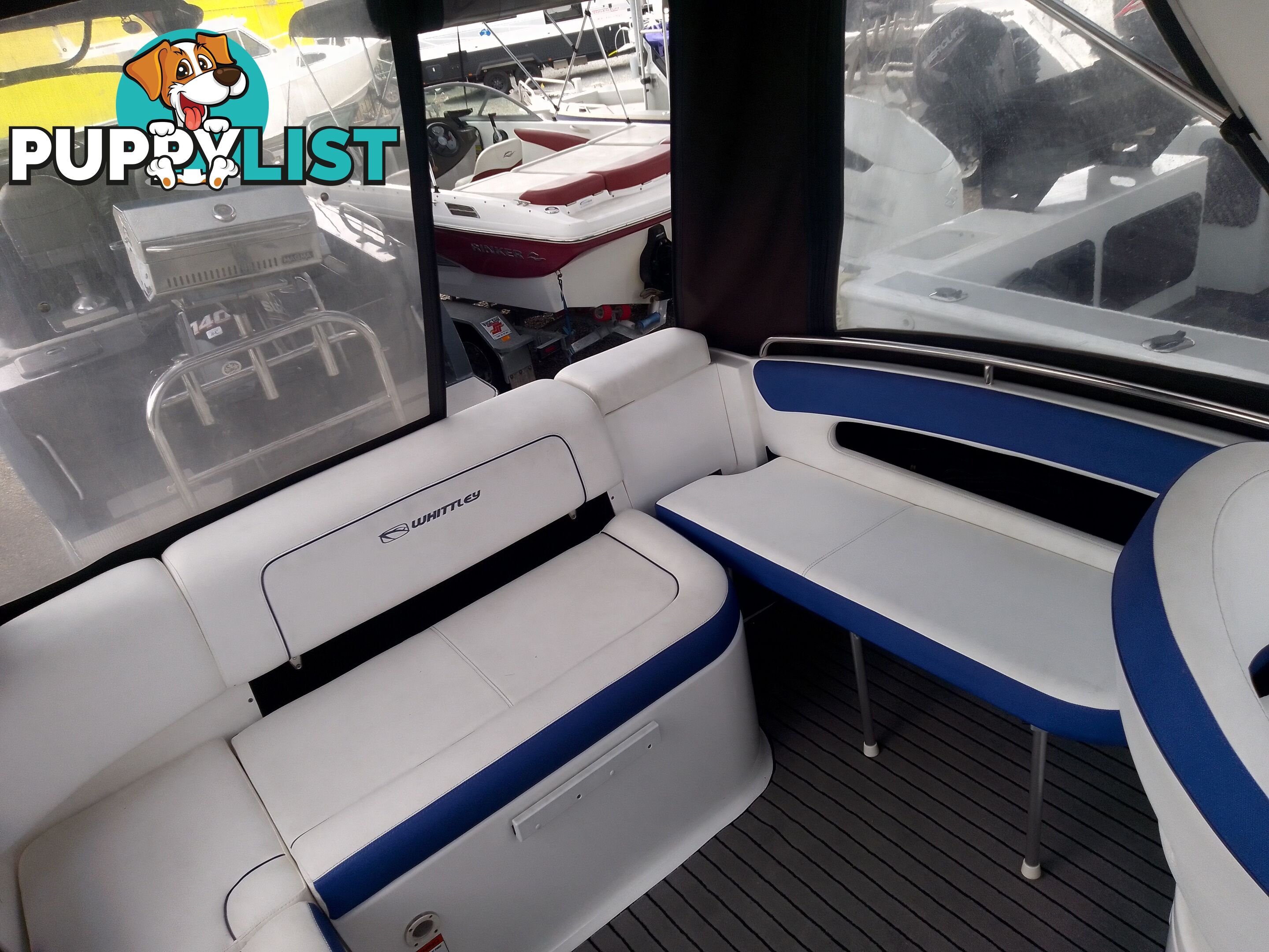 WHITTLEY 2380CR FULL CABIN CRUISER-VOLVO PENTA STERNDRIVE V6 200HP (17Hours) AND TRAILER