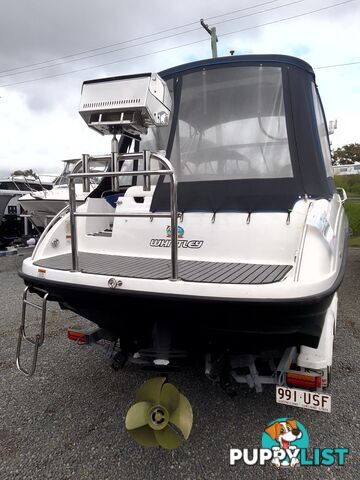 WHITTLEY 2380CR FULL CABIN CRUISER-VOLVO PENTA STERNDRIVE V6 200HP (17Hours) AND TRAILER