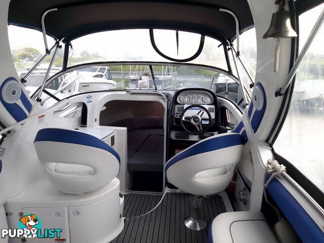 WHITTLEY 2380CR FULL CABIN CRUISER-VOLVO PENTA STERNDRIVE V6 200HP (17Hours) AND TRAILER