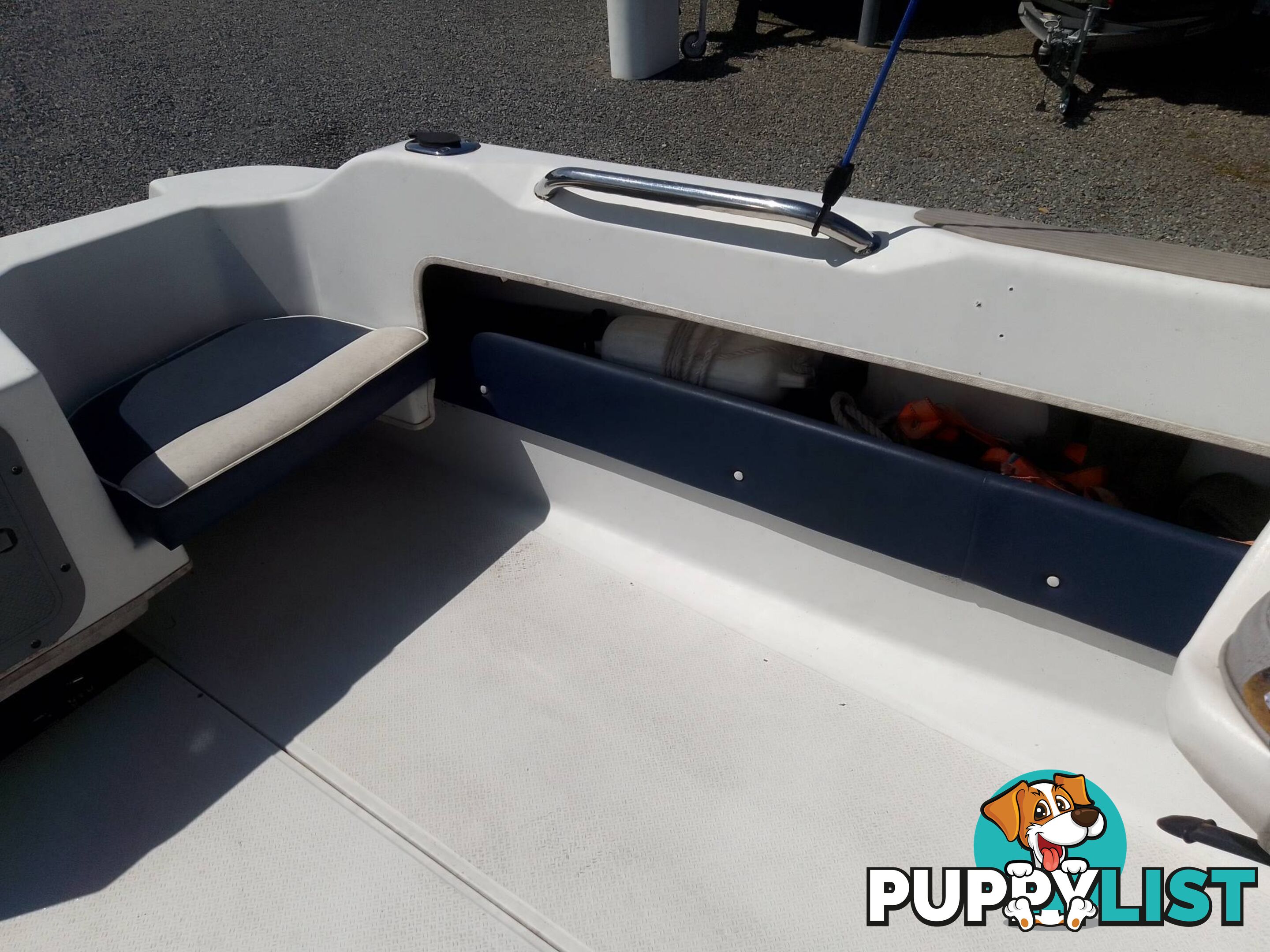 SEAFORCE 530 MATE PONTOON 1/2 CABIN-MERCURY 90HP OPTIMAX AND TRAILER