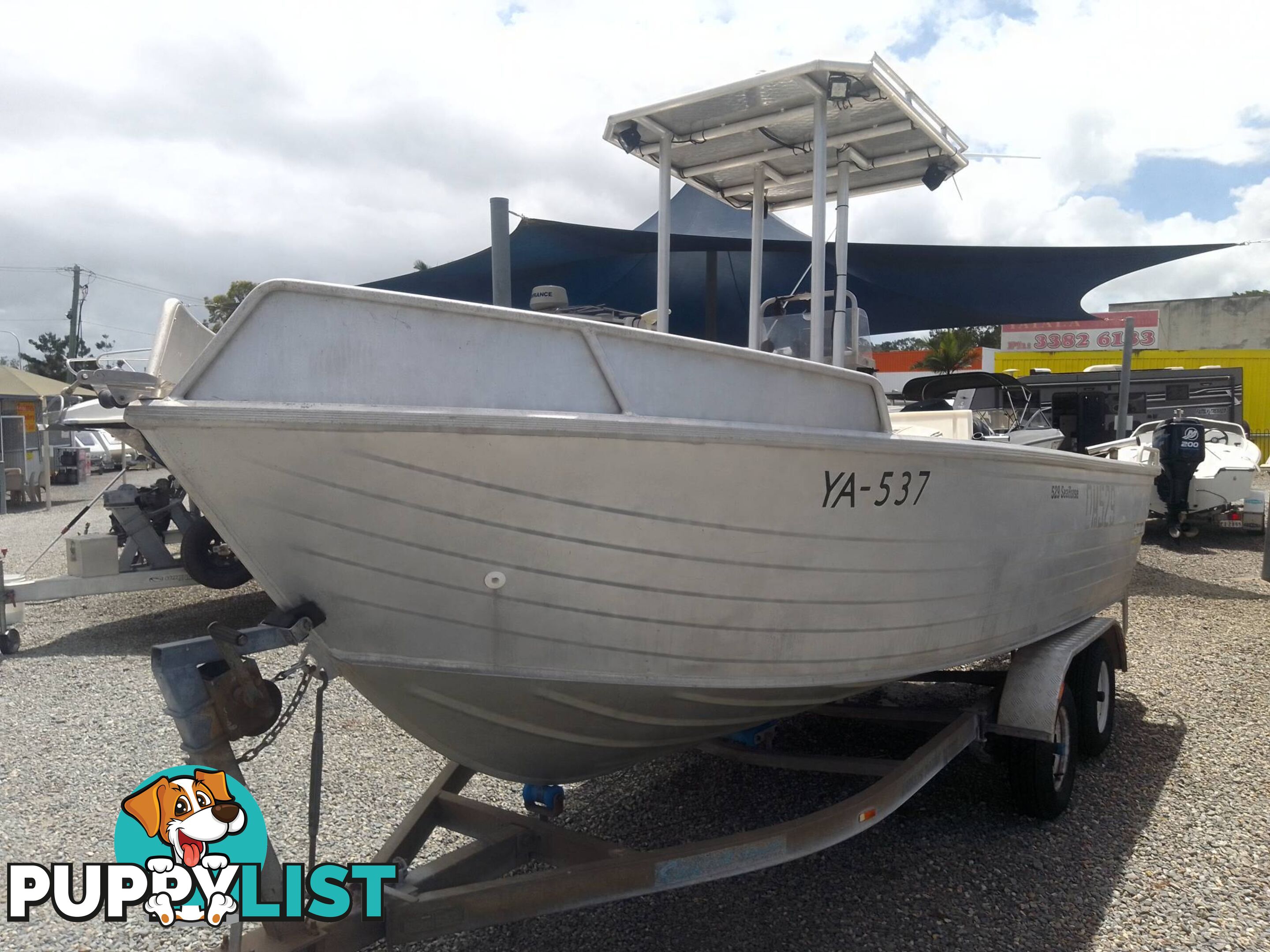 STACER SEAHORSE 529 CENTRE CONSOLE 115HP 4 STROKE SUZUKI OUTBOARD ON TRAILER