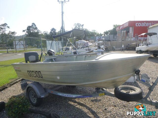 STACER 380 SEASPRITE OPEN DINGY-SUZUKI 15HP-DUNBIER TRAILER