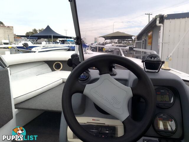 QUINTREX FREEDOM SPORT 550 BOWRIDER -YAMAHA 115HP 2 STROKE AND TRAILER