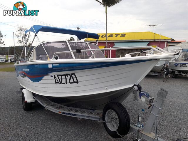 QUINTREX FREEDOM SPORT 550 BOWRIDER -YAMAHA 115HP 2 STROKE AND TRAILER