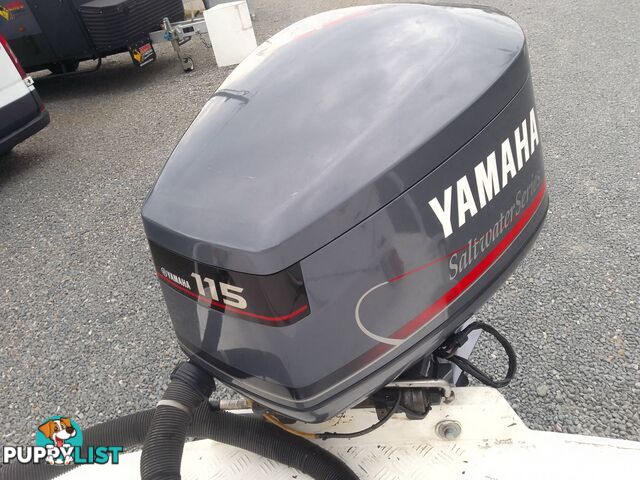 QUINTREX FREEDOM SPORT 550 BOWRIDER -YAMAHA 115HP 2 STROKE AND TRAILER