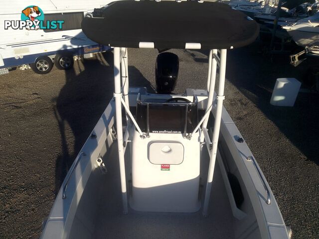USED 2020 5M BONITO 500 CENTRE CONSOLE ON A 2020 MAYFAIR MARINE SINGLE AXLE TRAILER WITH A 2020 90HP MERCURY 4 STROKE OUTBOARD.