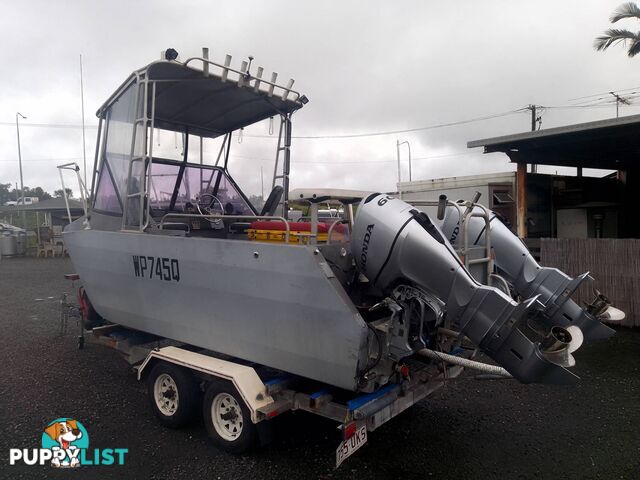 MARLIN BROADBILL CUDDY 5.3M PLATE-TWIN 60HP HONDA 4 STROKE AND TRAILER