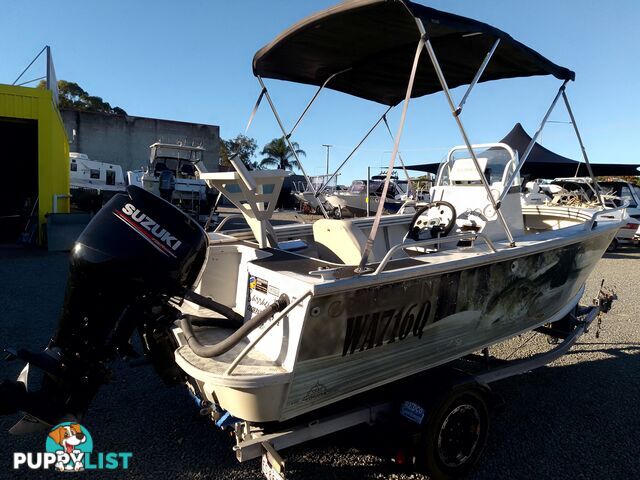 MARLIN BROADBILL CUDDY 5.3M PLATE-TWIN 60HP HONDA 4 STROKE AND TRAILER