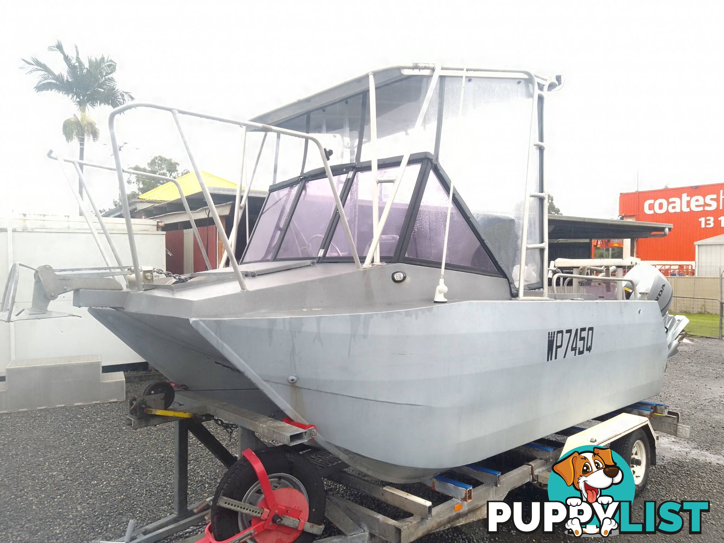 MARLIN BROADBILL CUDDY 5.3M PLATE-TWIN 60HP HONDA 4 STROKE AND TRAILER