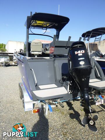 TABS 5600 SOUTHERN RAIDER PLATE BOAT -140HP SUZUKI 4 STROKE AND TRAILER