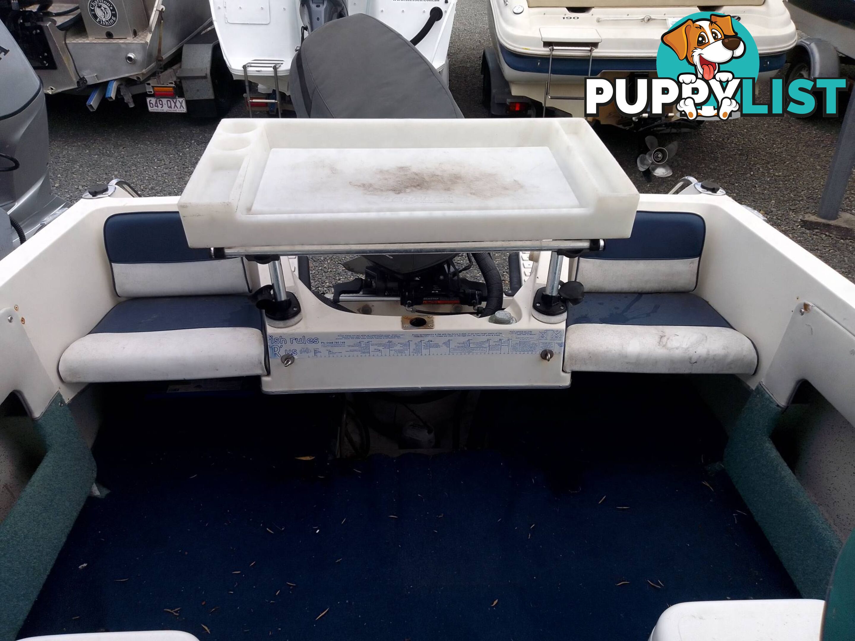 CRUISE CRAFT LAZER 520XL CUDDY CABIN-YAMAHA 100HP 4 STROKE AND TRAILER