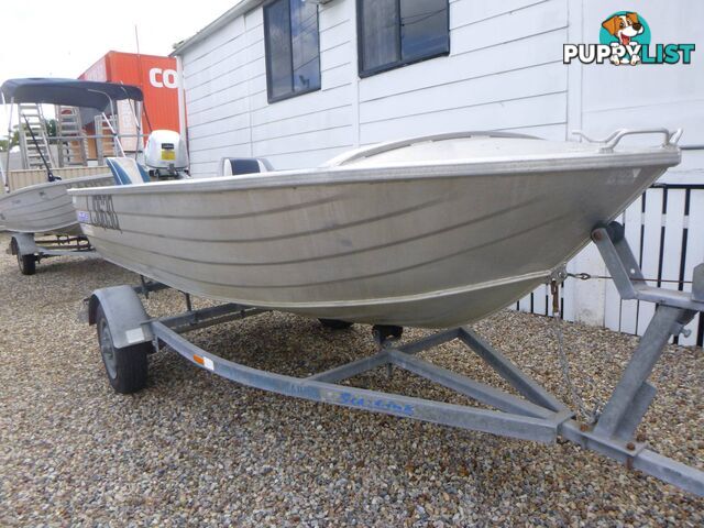 SEAJAY NOMAD ALUMINIUM DINGHY-20HP HONDA 4 STROKE AND TRAILER