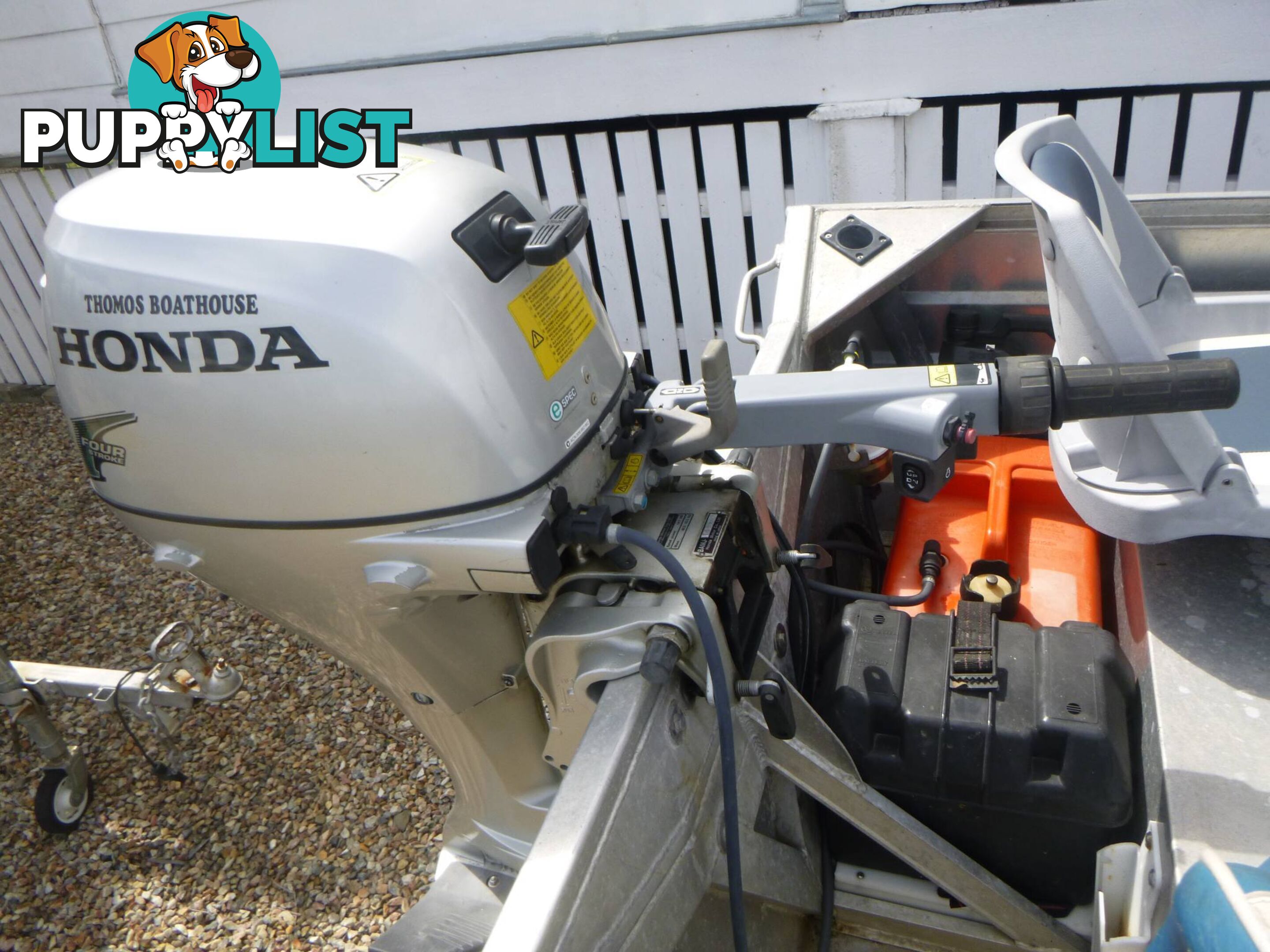 SEAJAY NOMAD ALUMINIUM DINGHY-20HP HONDA 4 STROKE AND TRAILER