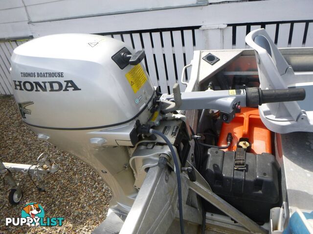 SEAJAY NOMAD ALUMINIUM DINGHY-20HP HONDA 4 STROKE AND TRAILER