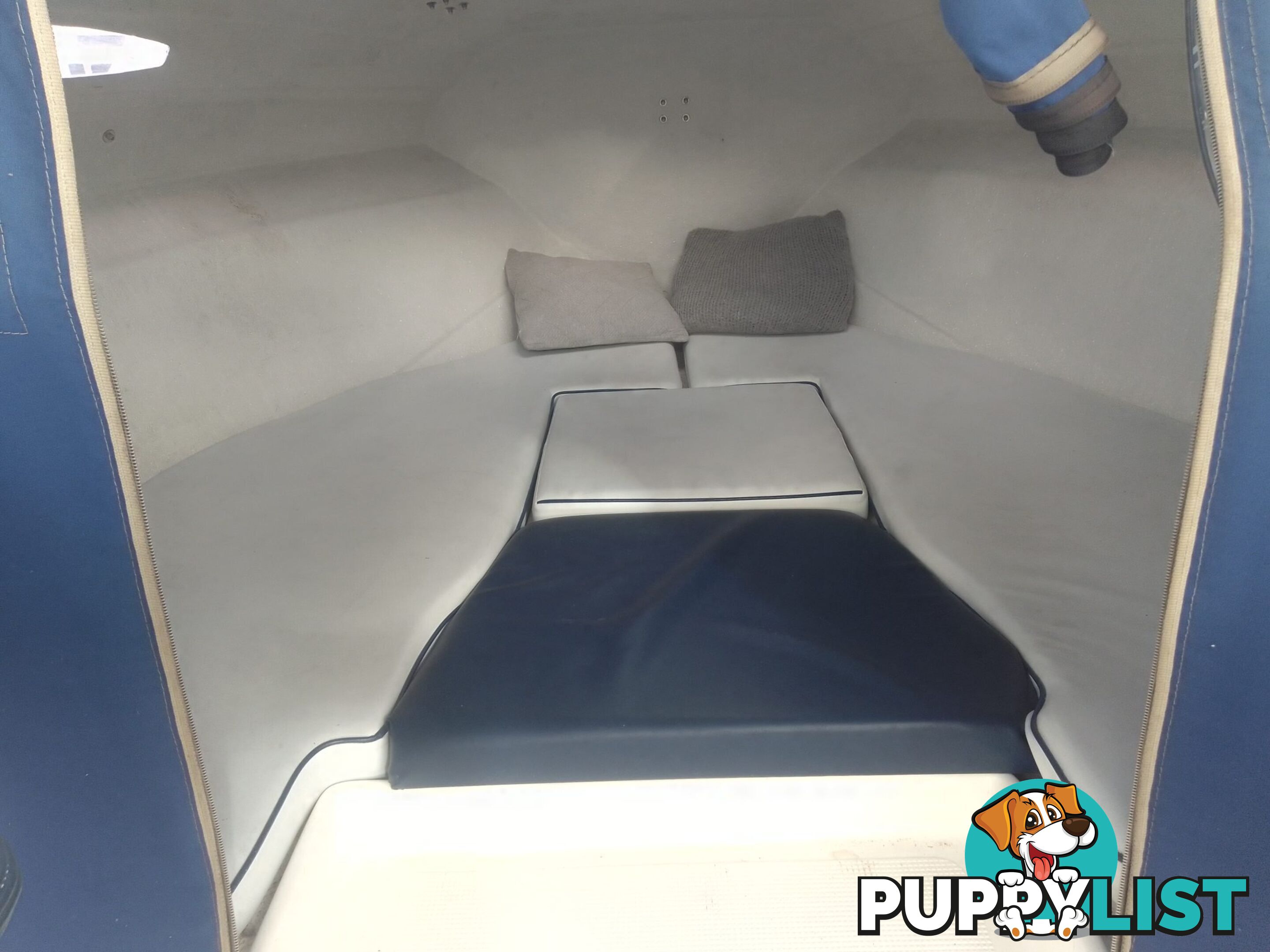 USED 2003 EAGLERAY 1800 SPORTS HALF CABIN WITH A 90HP SUZUKI 4 STROKE OUTBOARD ON A 2003 MODEL SPECIAL DUEL AXLE TRAILER