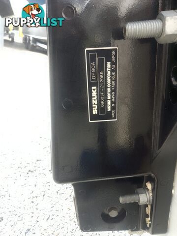 USED 2003 EAGLERAY 1800 SPORTS HALF CABIN WITH A 90HP SUZUKI 4 STROKE OUTBOARD ON A 2003 MODEL SPECIAL DUEL AXLE TRAILER