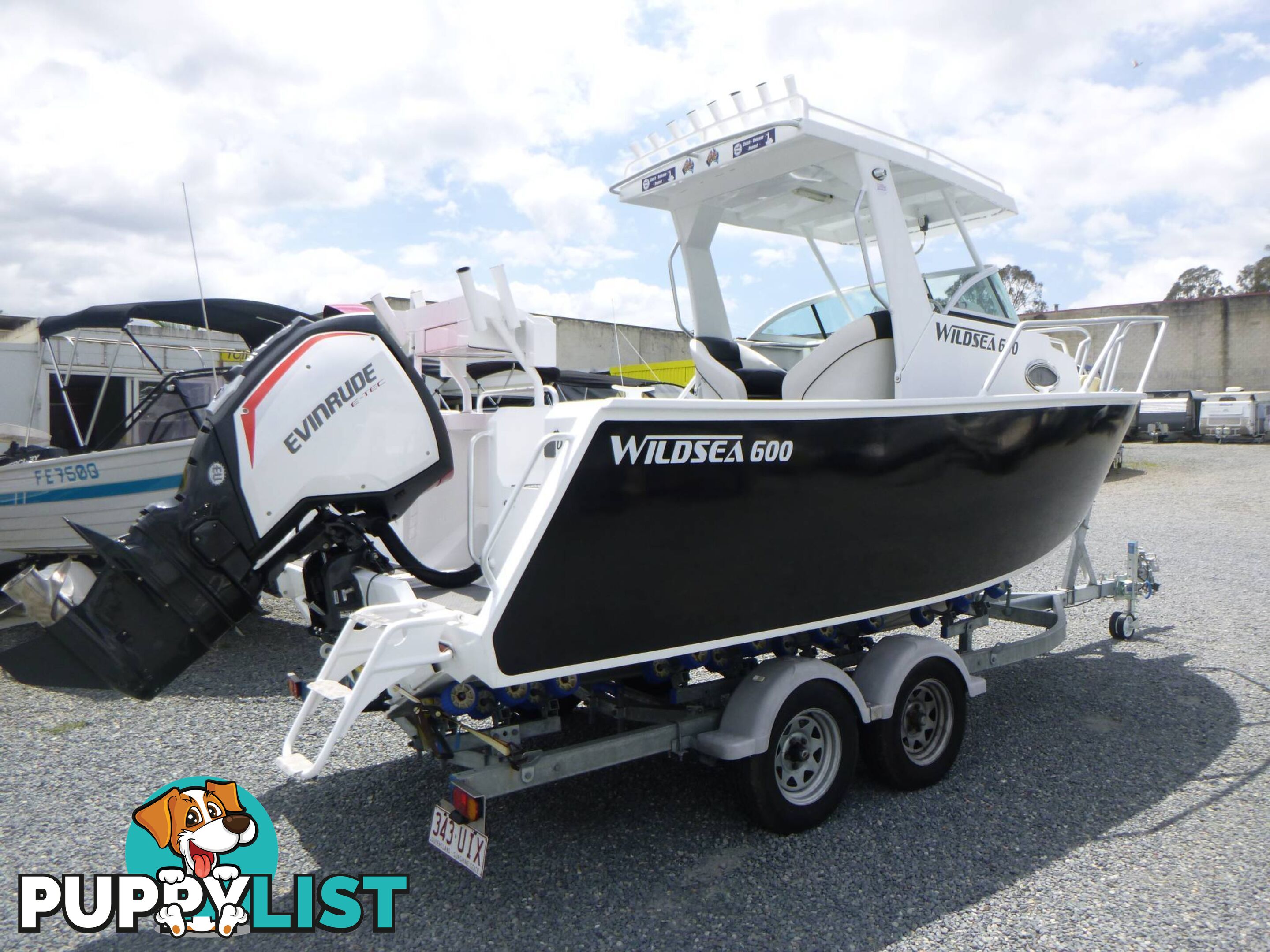 WILDSEA 600 WALKAROUND PLATEY-175HP ETEC AND 2019 AORT TRAILER