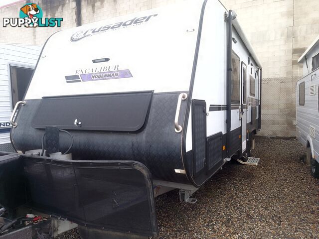USED 2016 CRUSADER EXCALIBUR 24FT NOBLEMAN SEMI OFF ROAD CARAVAN WITH ENSUITE, SOLAR AND ANNEX