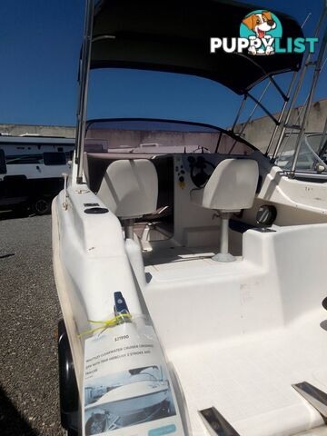 WHITTLEY CLEARWATER CRUISER CREDENCE GPR WITH 75HP MERCURY 2 STROKE AND TRAILER