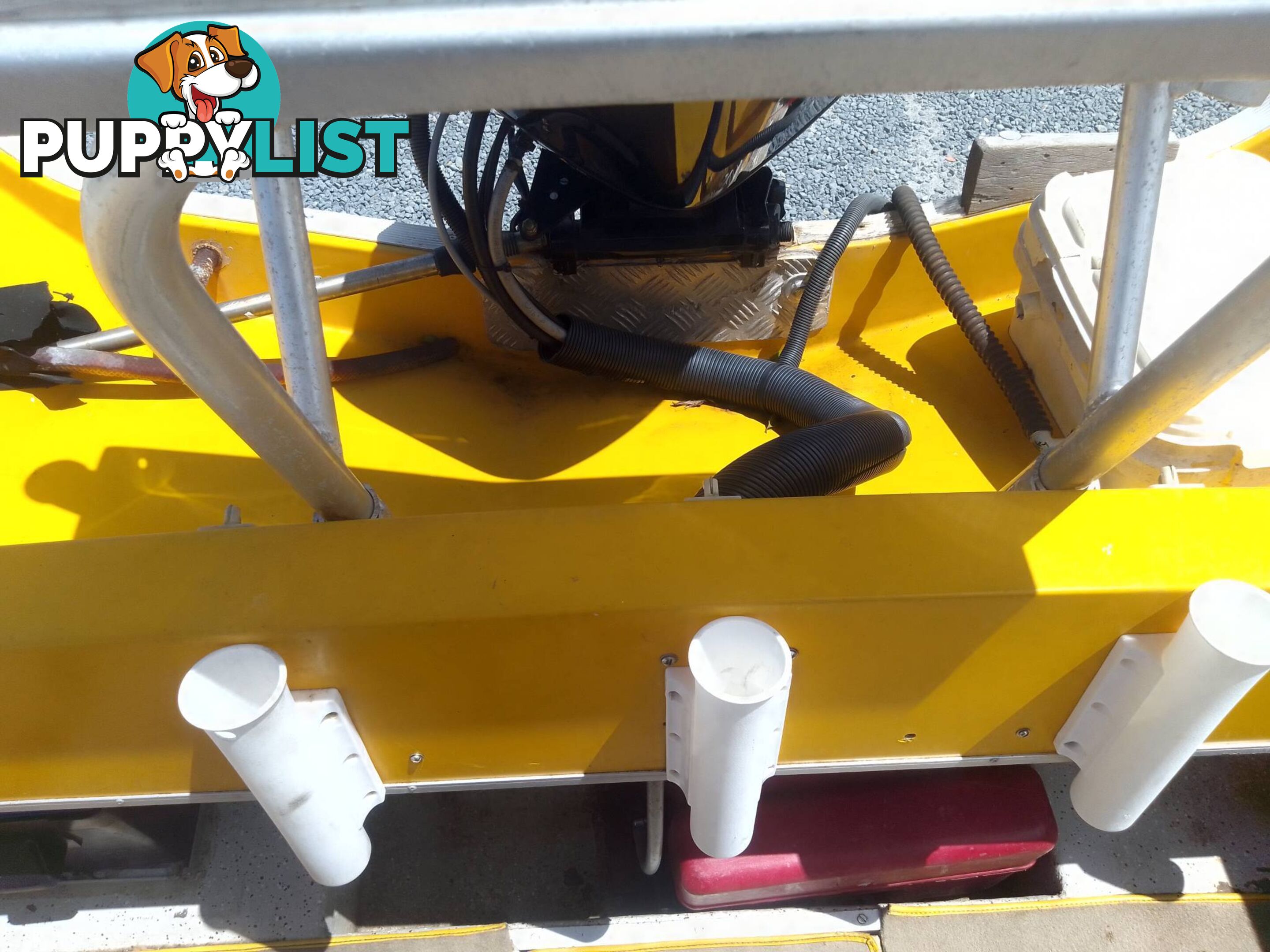 CRUISE CRAFT 4.5M RUNABOAT WITH 2020 YEAR OF MANUFACTURE 50HP MERCURY OUTBOARD ON TINKA TRAILER