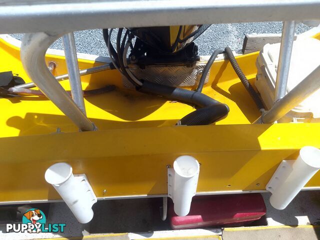 CRUISE CRAFT 4.5M RUNABOAT WITH 2020 YEAR OF MANUFACTURE 50HP MERCURY OUTBOARD ON TINKA TRAILER