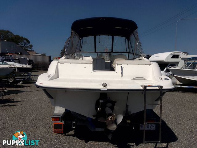 GLASTRON GS219 CUDDY CABIN 22FT-220HP MERCRUISER V6 MPI 4.3L AND TRAILER