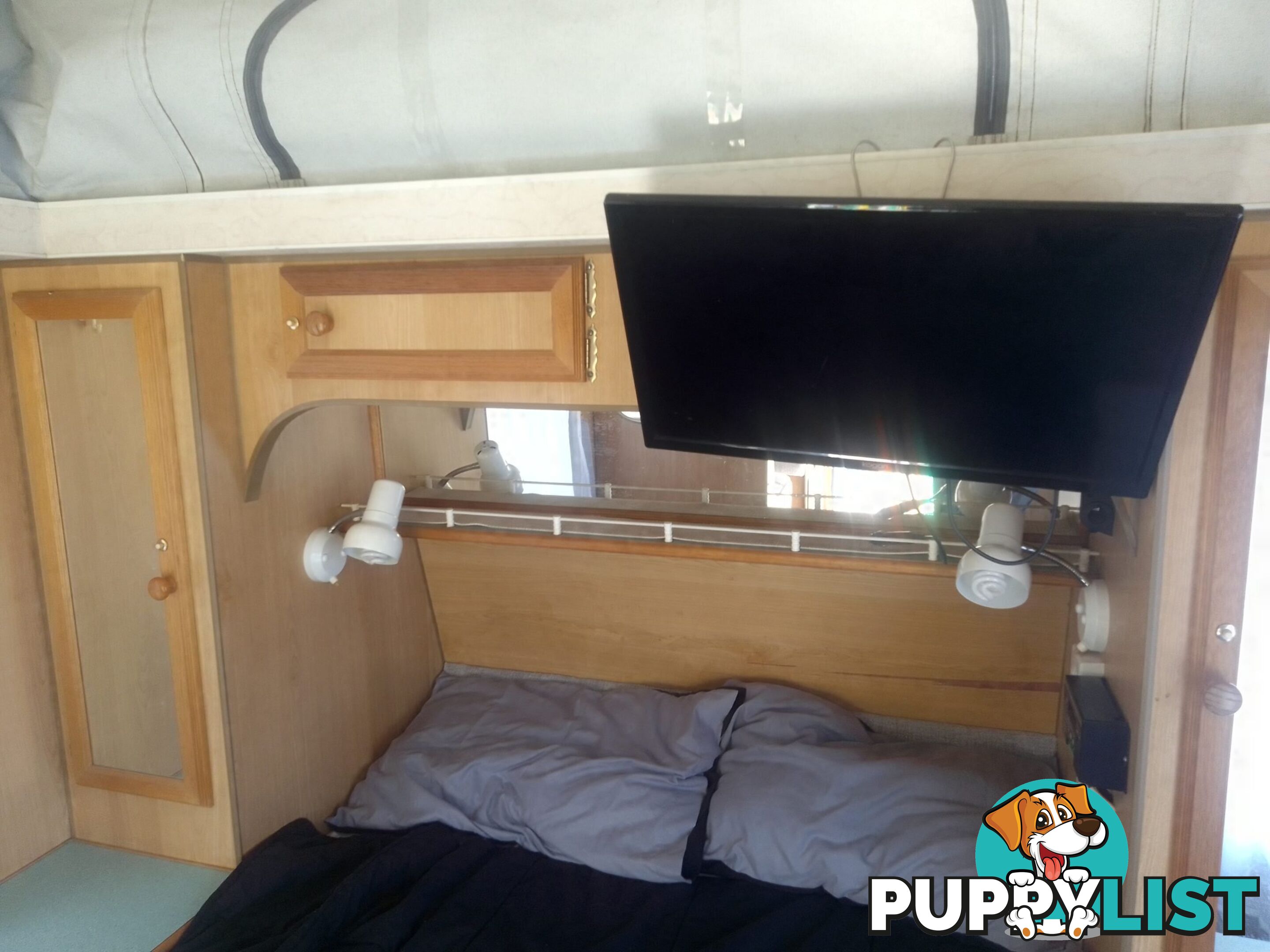 USED 1996 REGAL MINI SERIES 12' SINGLE AXLE, POP TOP CARAVAN