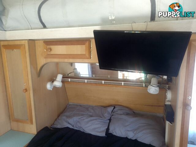 USED 1996 REGAL MINI SERIES 12' SINGLE AXLE, POP TOP CARAVAN