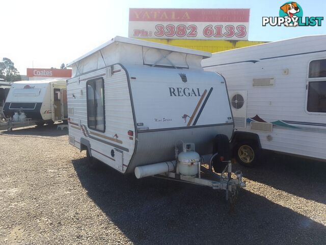 USED 1996 REGAL MINI SERIES 12' SINGLE AXLE, POP TOP CARAVAN