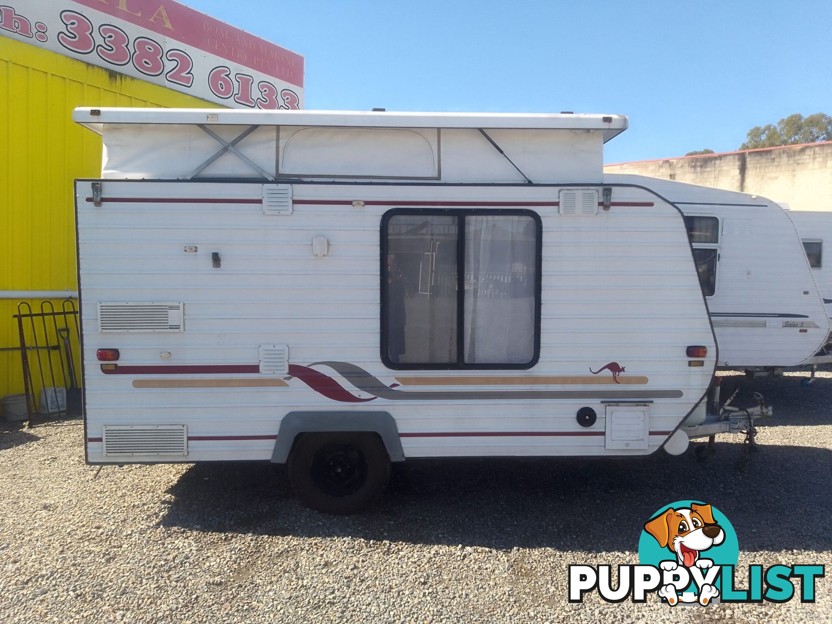 USED 1996 REGAL MINI SERIES 12' SINGLE AXLE, POP TOP CARAVAN