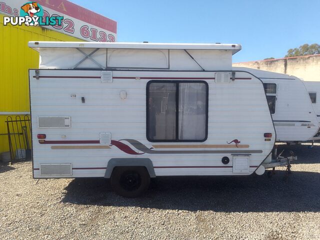USED 1996 REGAL MINI SERIES 12' SINGLE AXLE, POP TOP CARAVAN